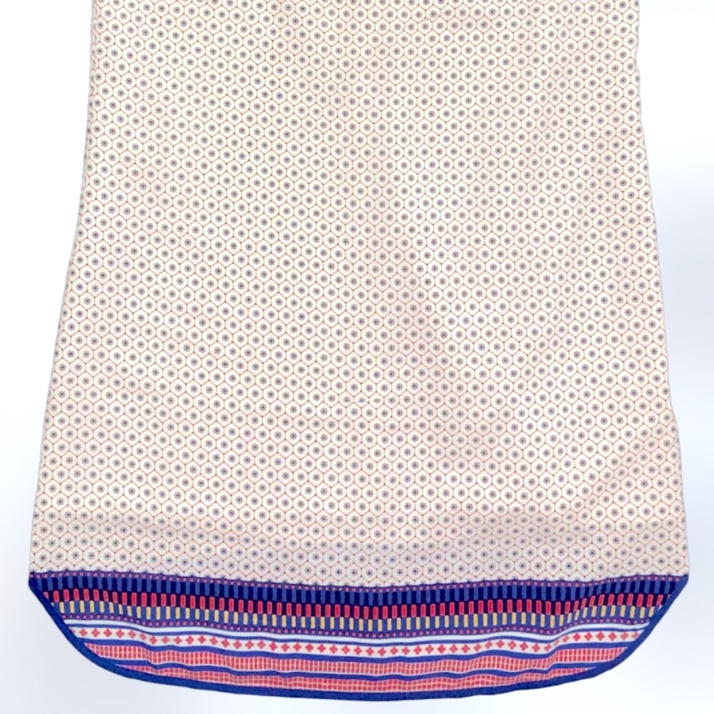 Skies Are Blue(Dillards)- Border Print Halter Neck Sleeveless Shift Dress SZ S - Picture 4 of 12